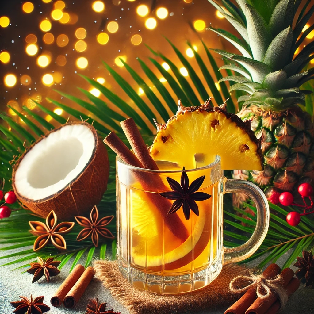 Heiße Weihnachtsgetränke: Glühwein mit Zimt und Orangen