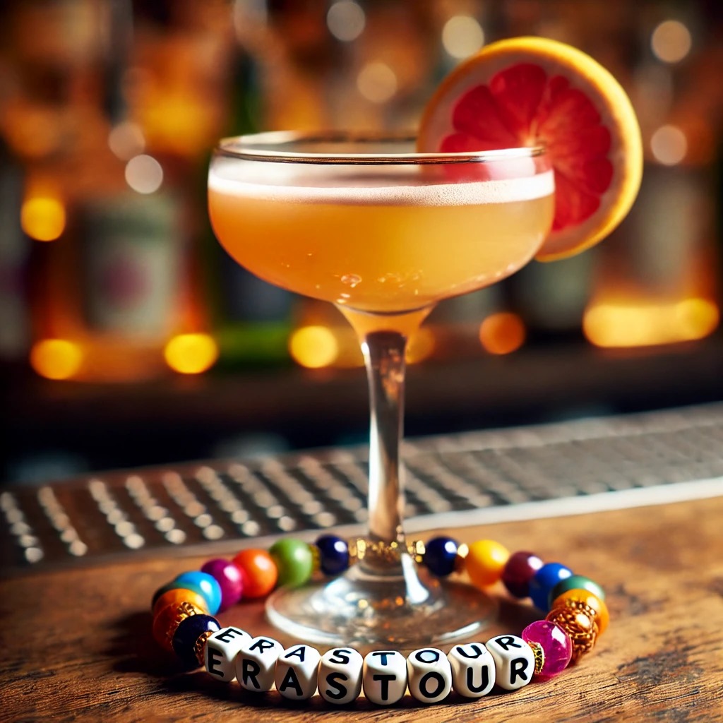 French Blonde Cocktail mit Gin, Lillet Blanc & Grapefruitsaft – elegant serviert.