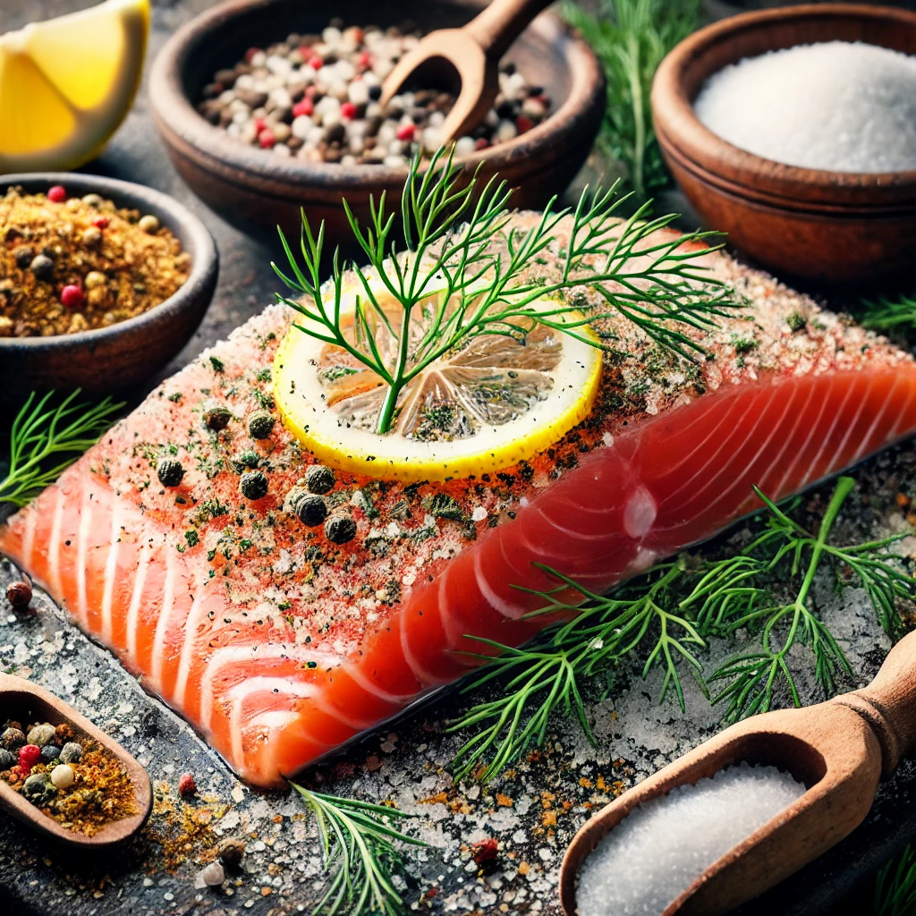 Lachs selbst beizen – natürlich mit Gin