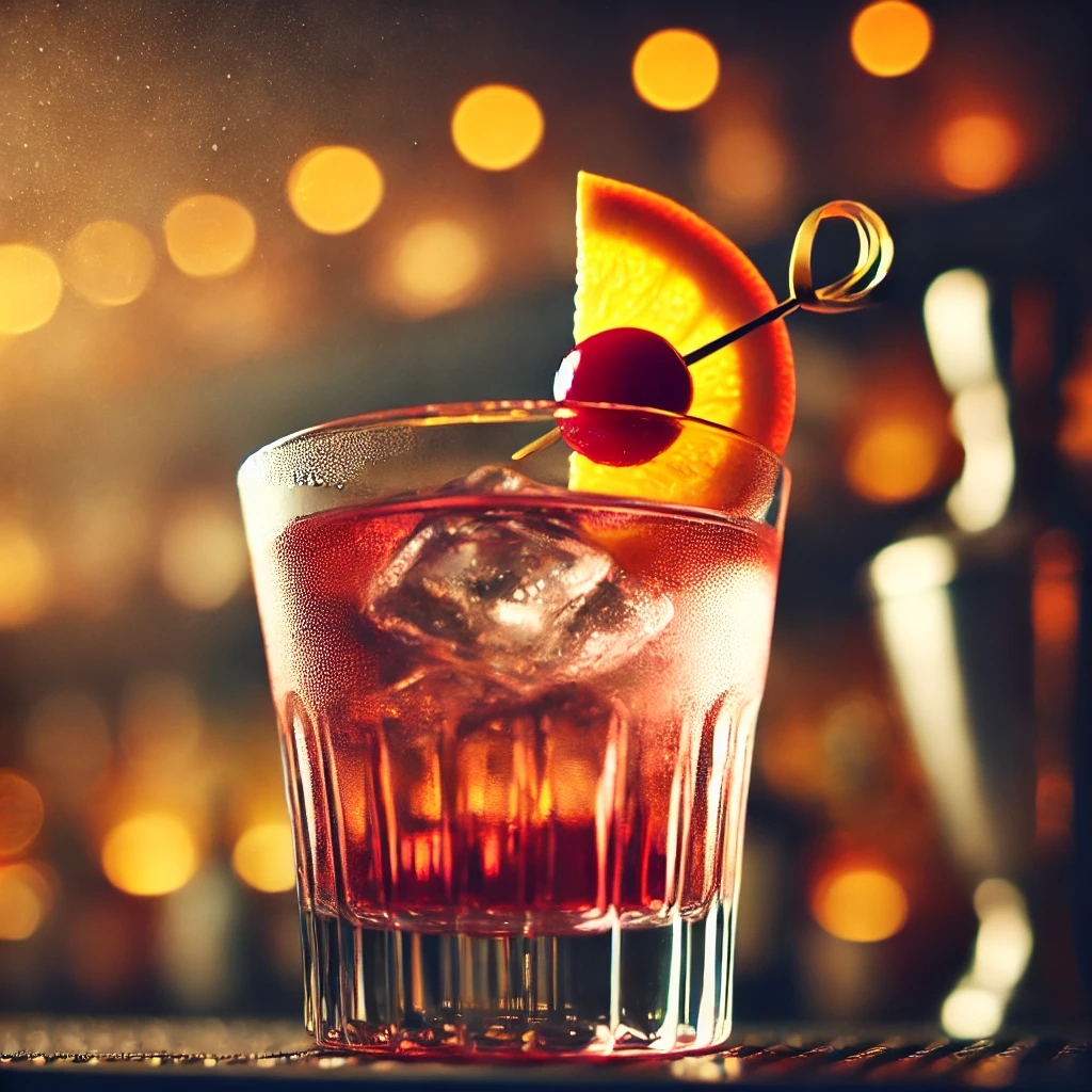 Nahaufnahme eines Cocktails mit Zitrusgarnitur – Alkoholgehalt und Mischverhältnis in Drinks
