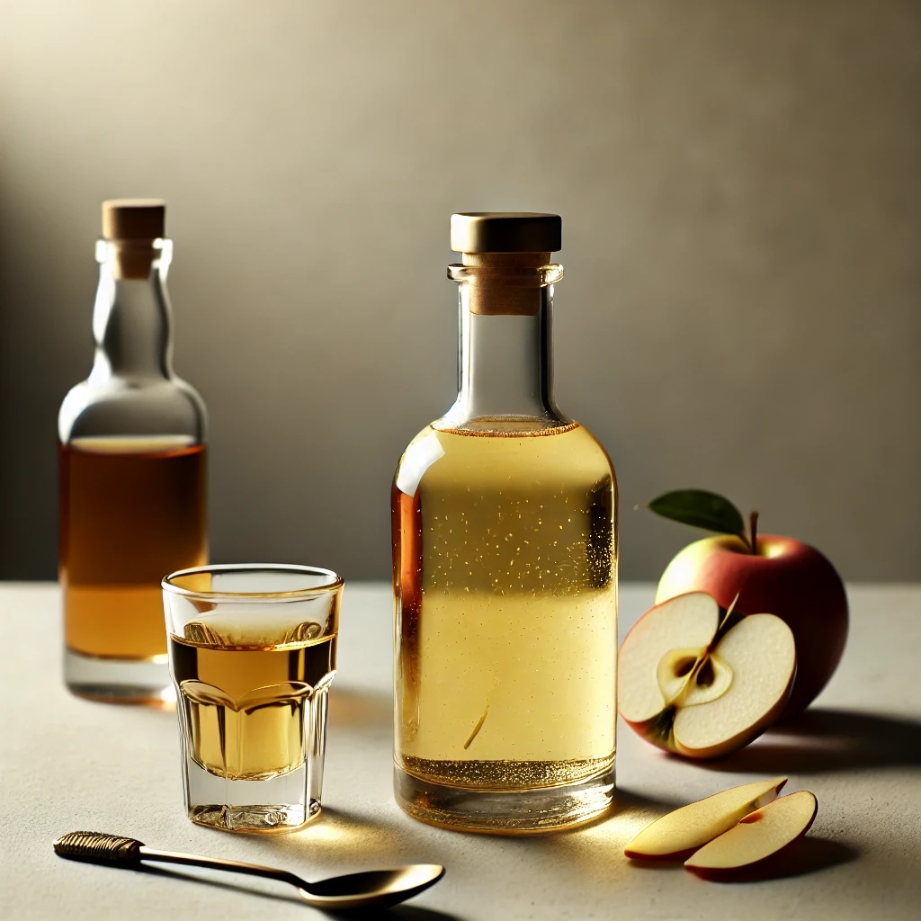 Erdbeer-Basilikum-Shrub Cocktail – Süß-saurer Essigdrink im Glas