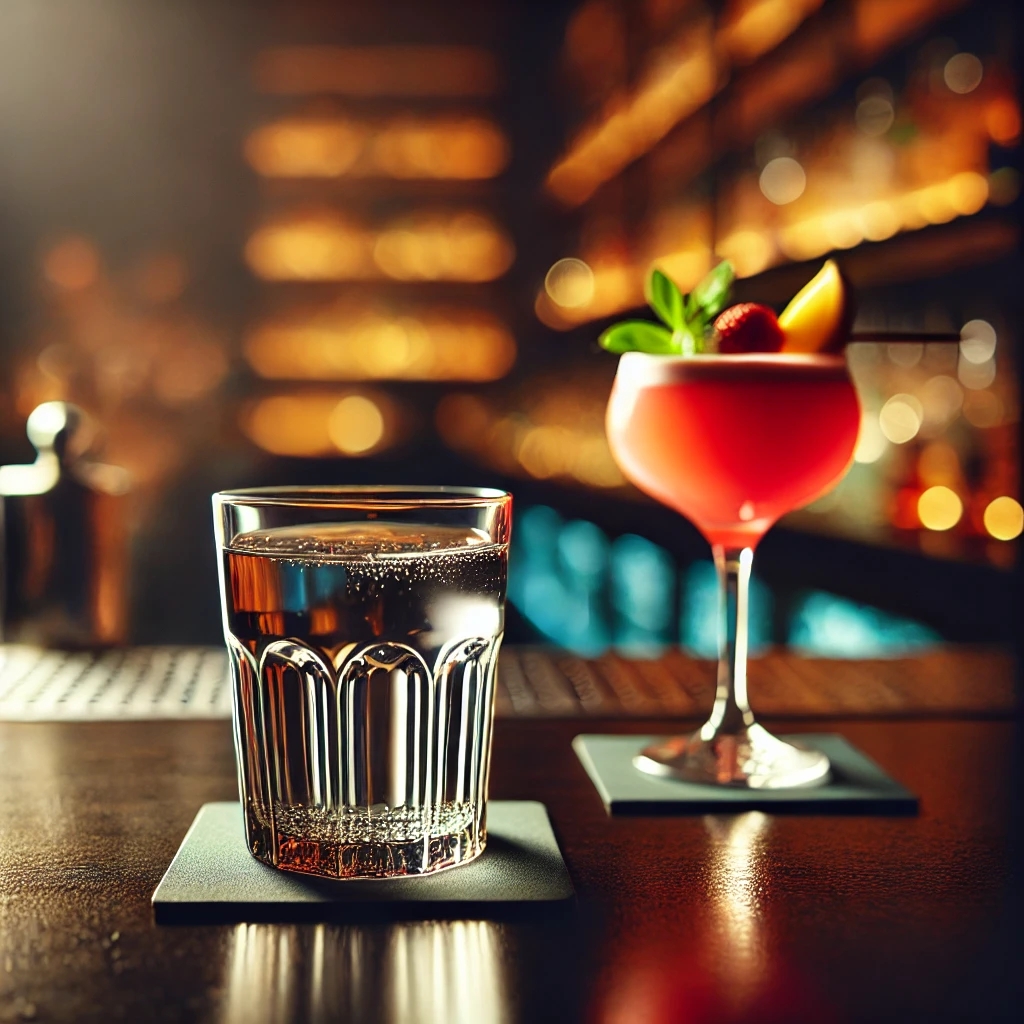 Wasser an der Bar – das perfekte Zwischenwasser neben deinem Cocktail